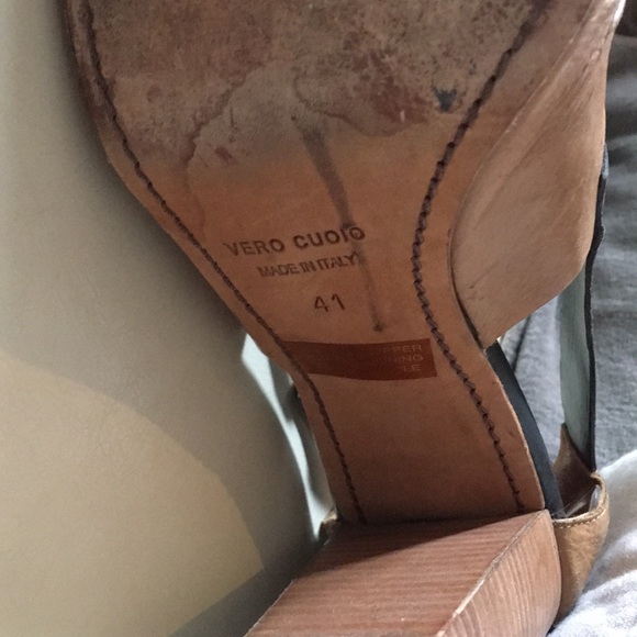 Awesome block style leather shoes - Picture 4 of 8